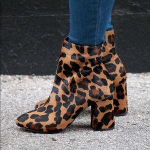 Matisse Grove Leopard Calf Hair Booties